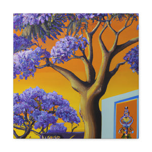 "Purple Jacaranda Bloom" - Canvas