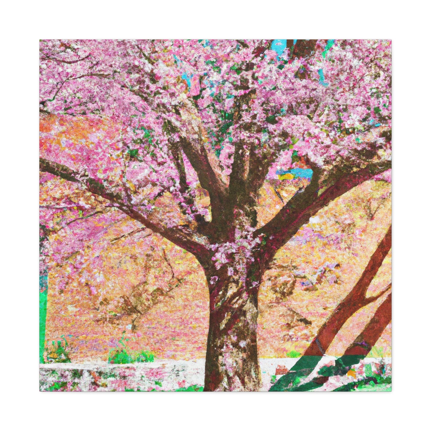 "Cherry Blossom Splendor" - Canvas