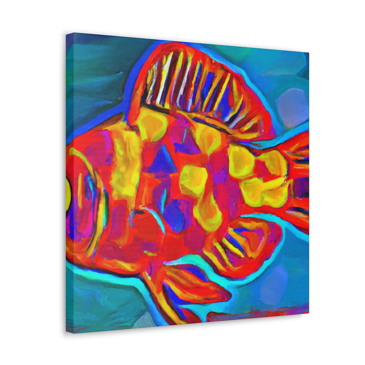 Rainbow Fish Reverie - Canvas