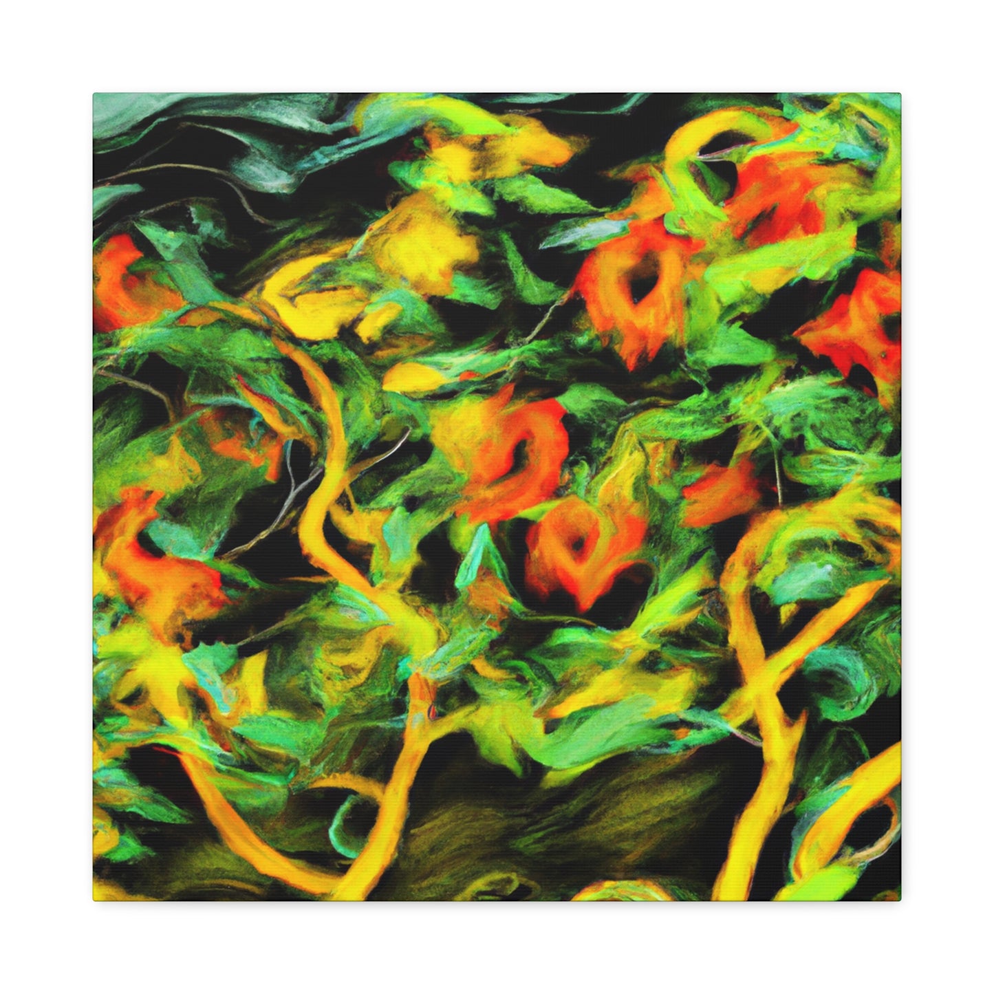 "Sunflower in Abstraction" - Canvas