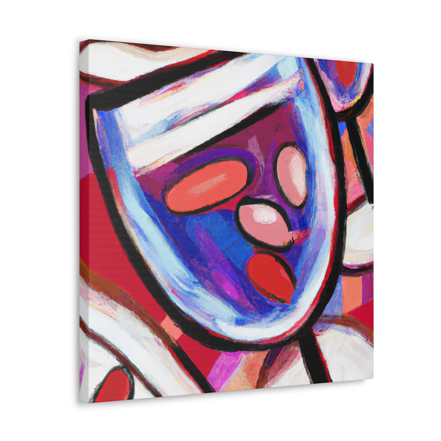 "Drunk Magenta Wyn Vine" - Canvas