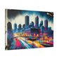 "Urban Echoes: Hoosier Horizons" - Canvas