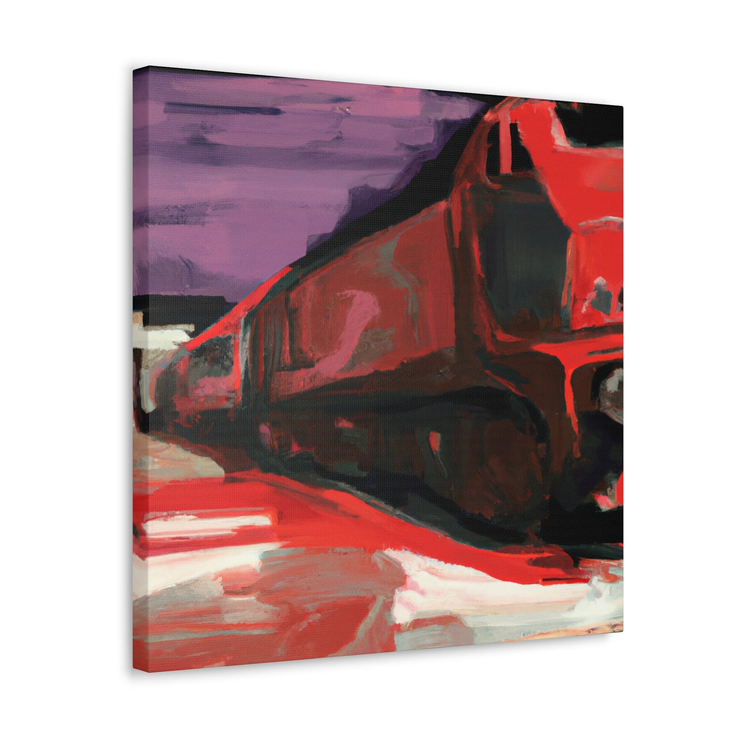 "Train of Abstract Thought" - Canvas