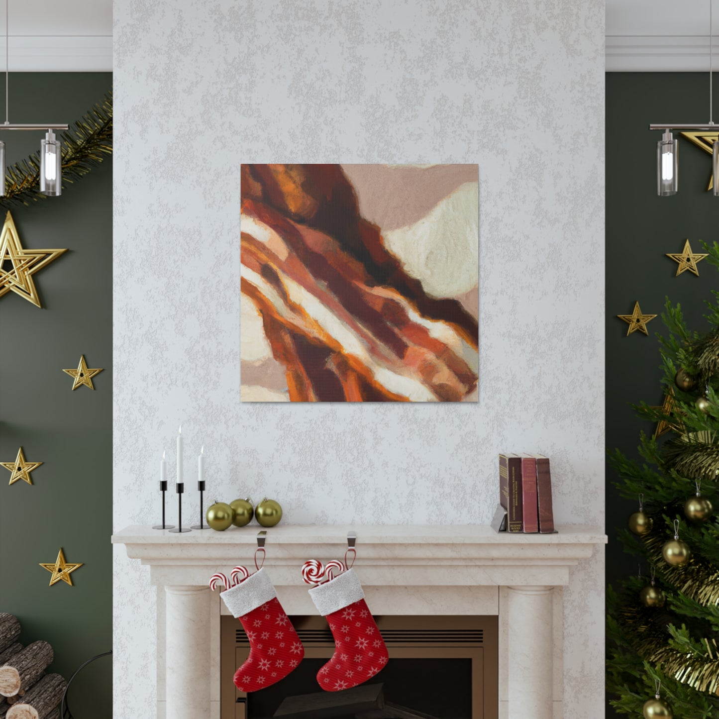 Bacon in Abstract Form - Canvas