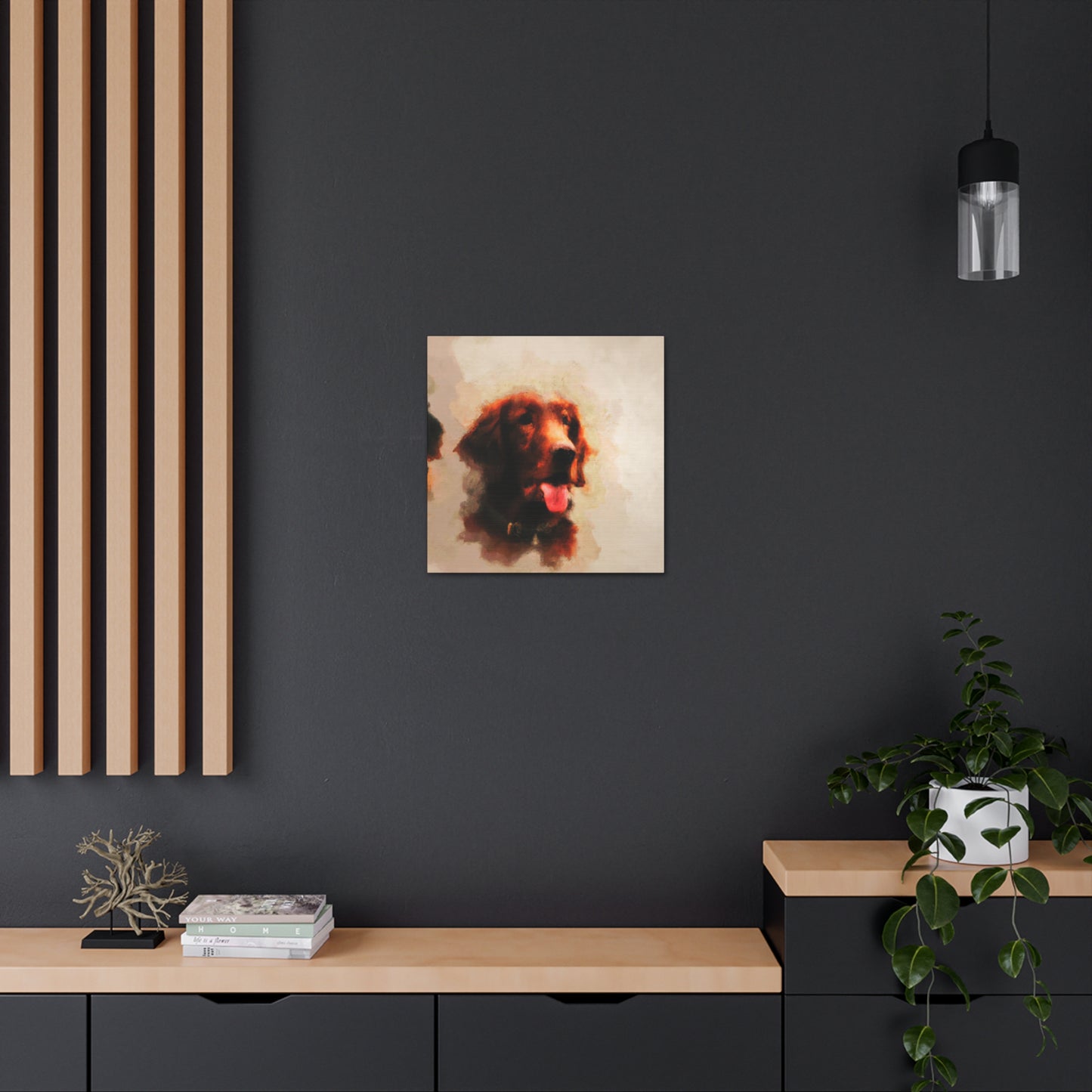 "Irish Setter Majestic Poise" - Canvas