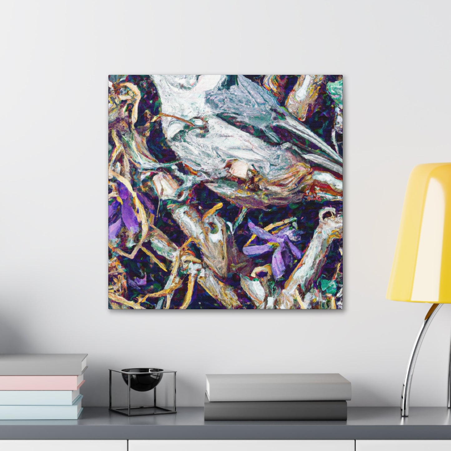 "A Nuthatch Daydreaming" - Canvas