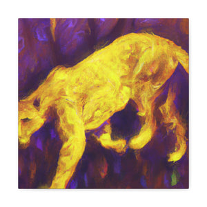 Leopard in Abstract Form - Canvas