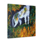 Lynx Among Abstracts - Canvas