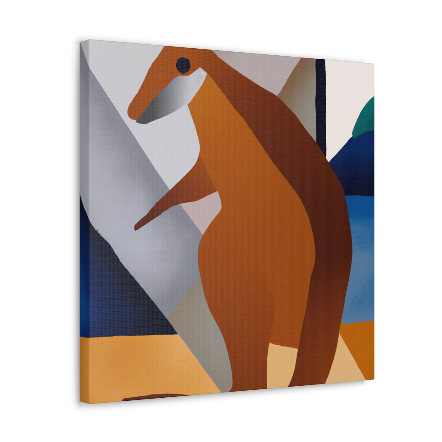 Wallaby in Art Deco - Canvas