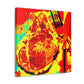 Steak Sizzles Pop Art - Canvas