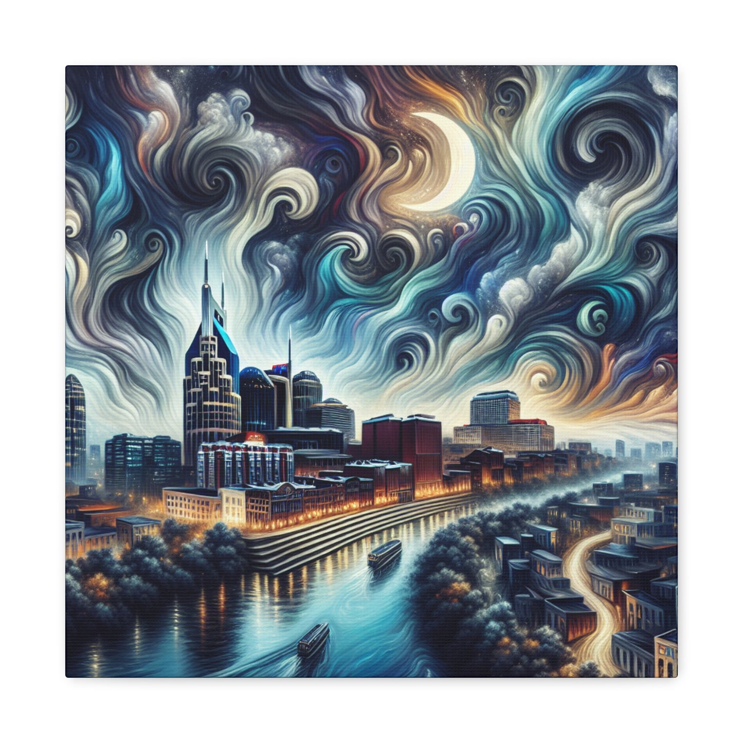 Dreaming Music City Blues - Canvas