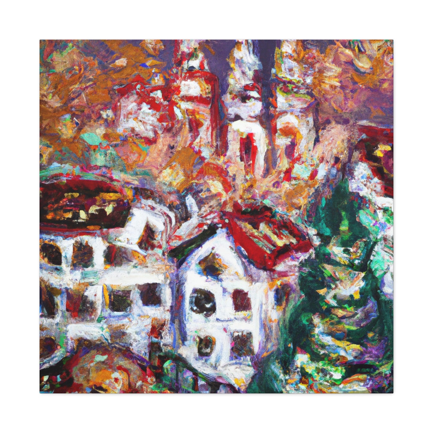 City Square Grandeur - Canvas