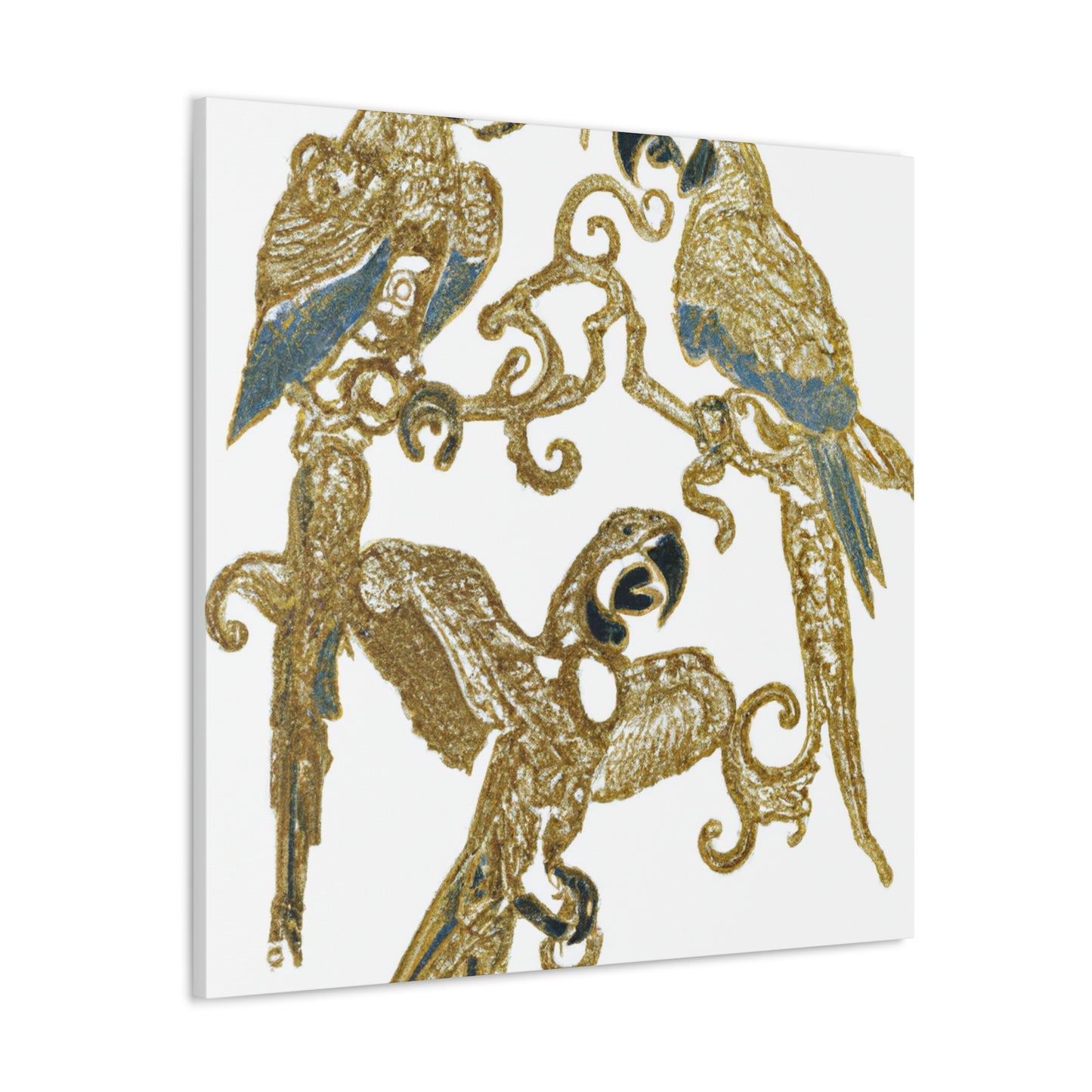 Macaws in Lacy Colors - Canvas