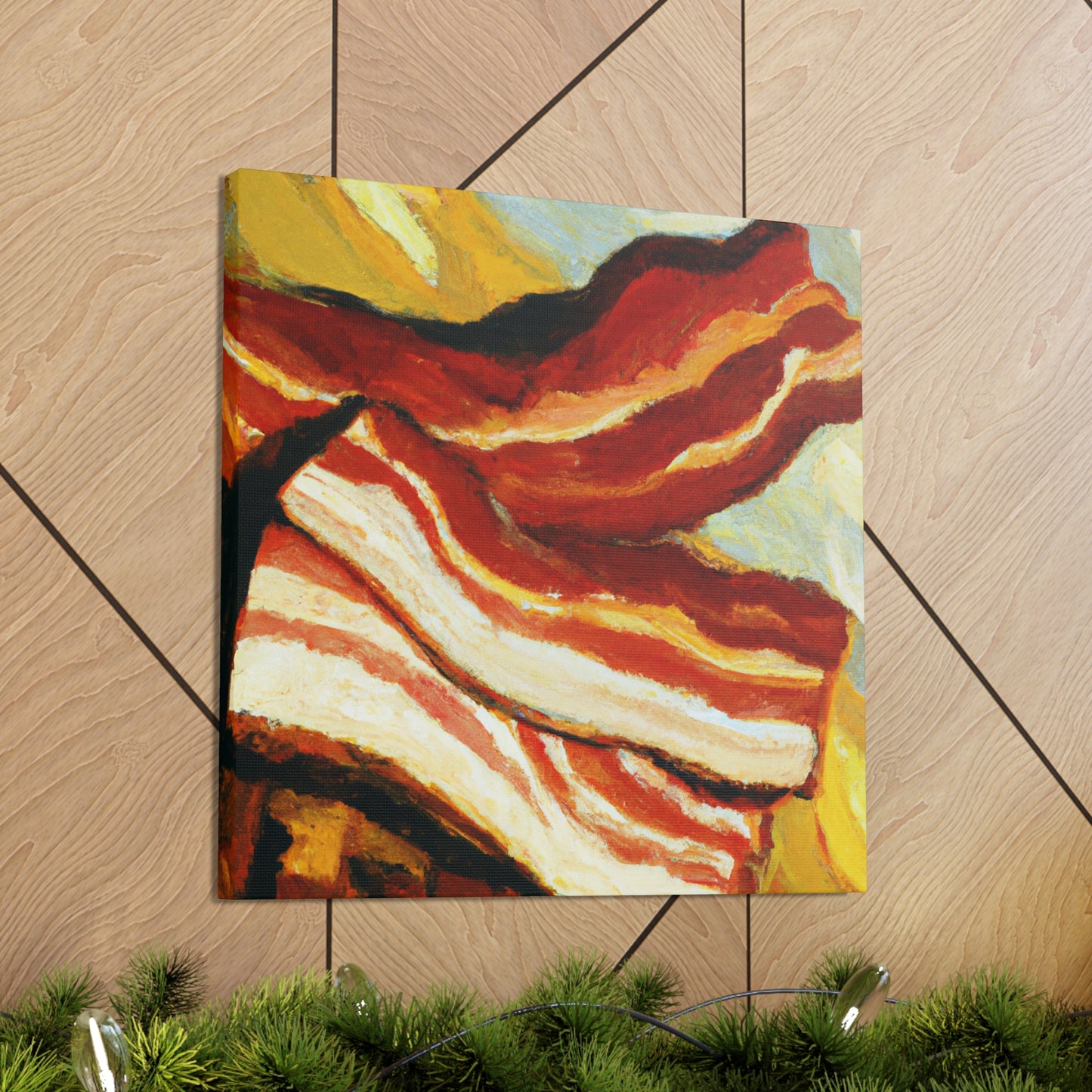 Bacon in the Garden - Canvas