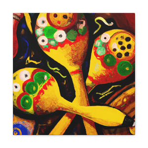 Mariachi's Joyful Maracas - Canvas