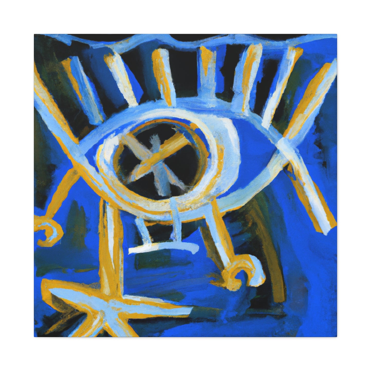 Compass in Expressionism - Canvas