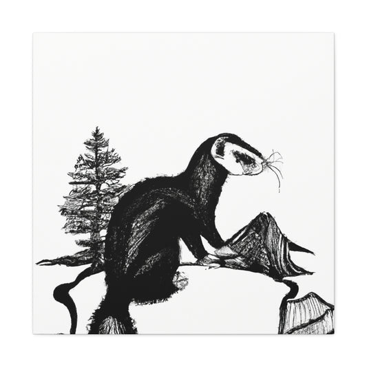 Skunks in Neoclassicism - Canvas