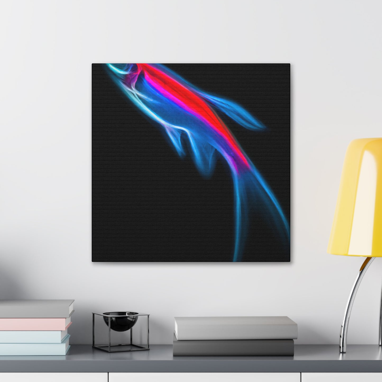 Neon Tetra Glistening - Canvas