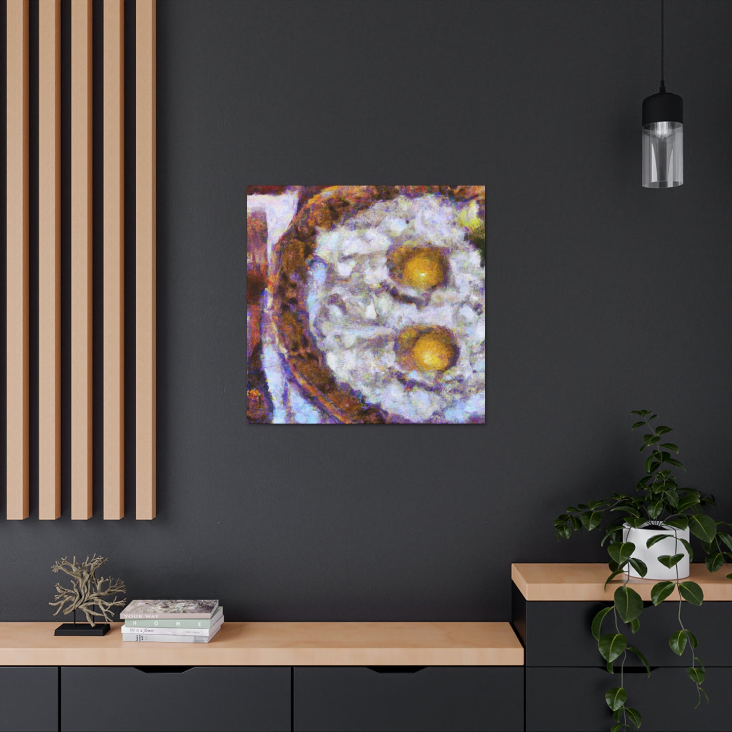 "Eggs in Post-Impressionism" - Canvas