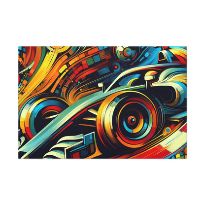 Rhythmic Circular Motion - Canvas