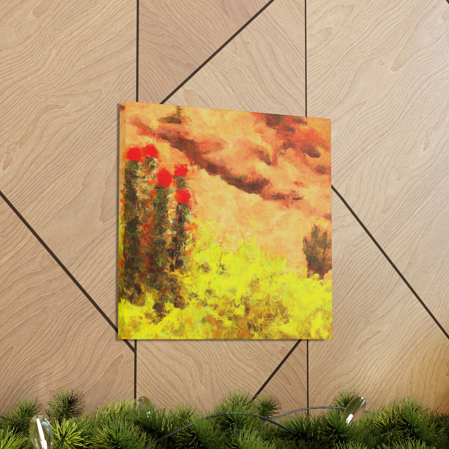 Desert Impressionism Piece - Canvas