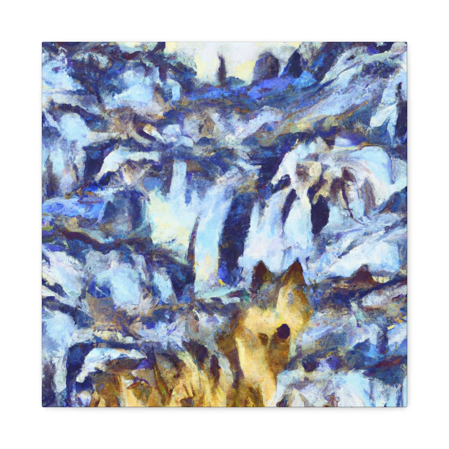 "Wolf in Expressionism" - Canvas