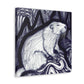 Marmot in Art Nouveau - Canvas