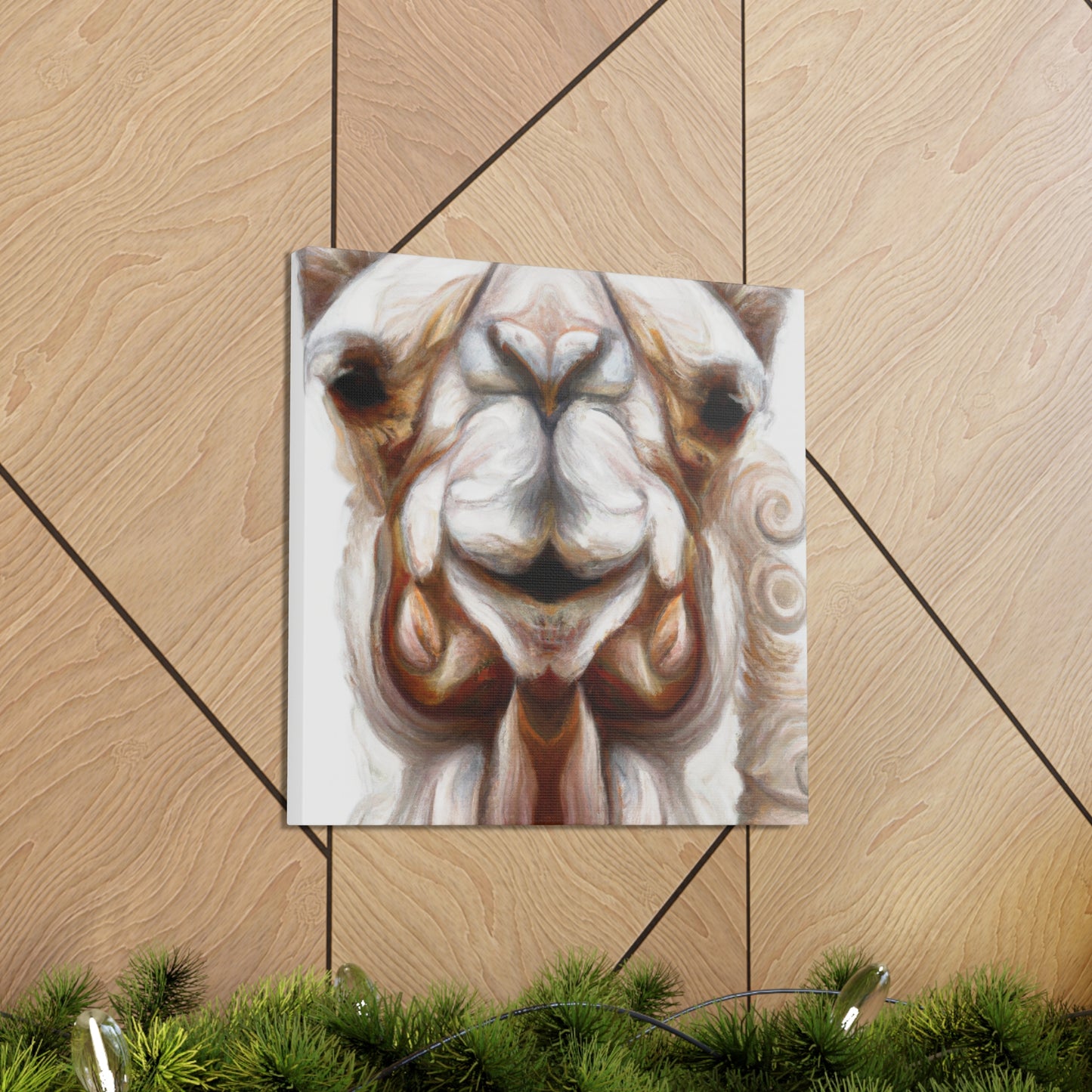 "Desert Camel Reality" - Canvas