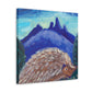 Hedgehog in Expressionism - Canvas