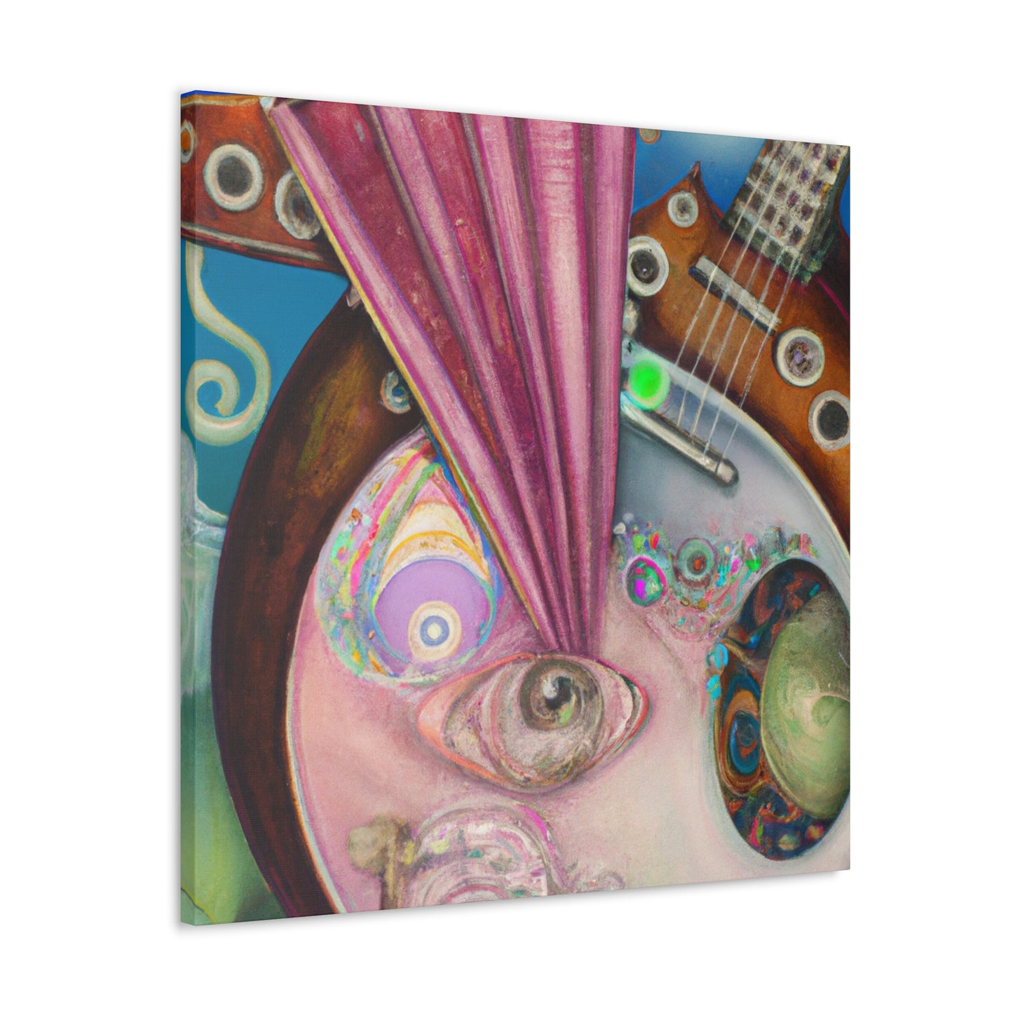 Banjo In Surrealism - Canvas