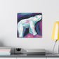 Polar Bear in Motion - Canvas