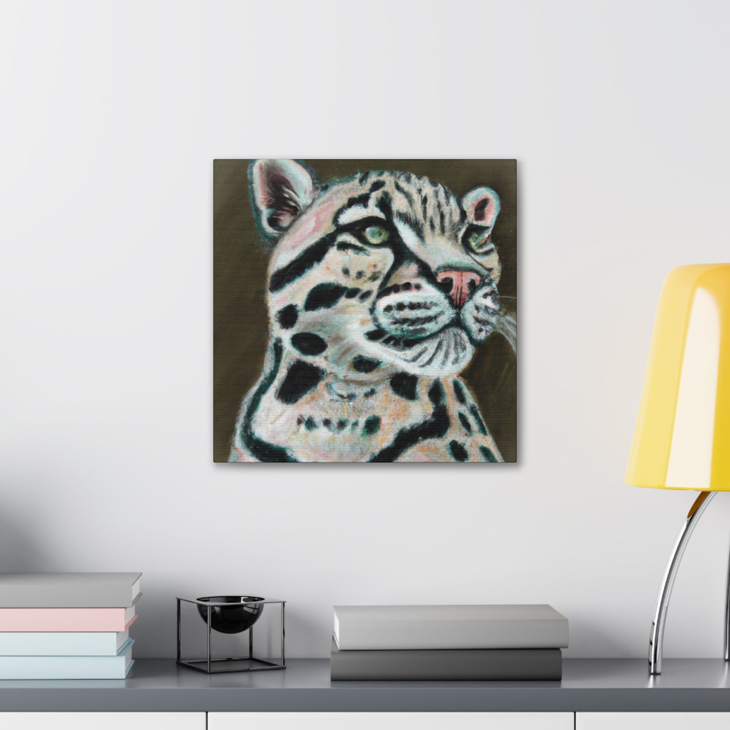 The Clouded Leopard - Canvas