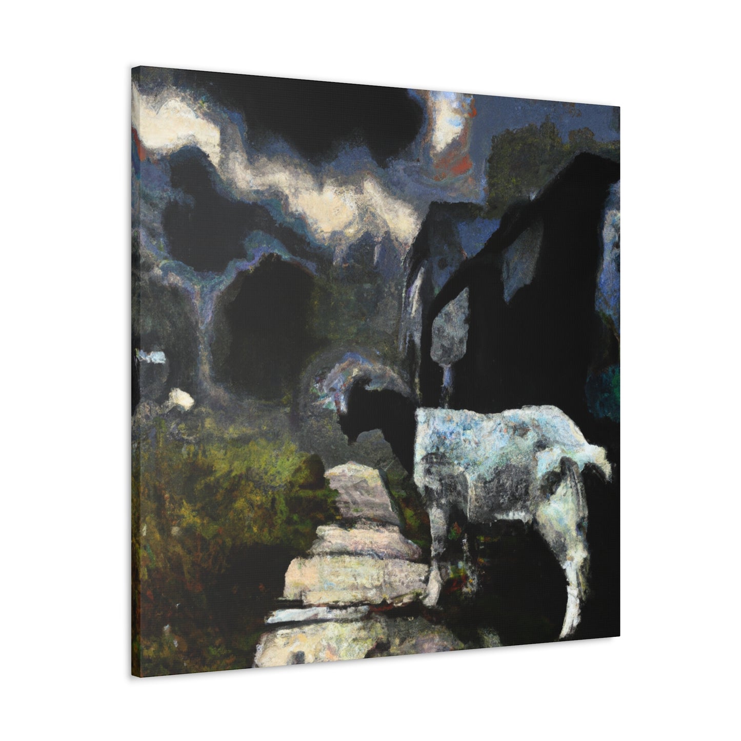 Goat's Urban Ode - Canvas