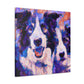 "Border Collie Impressionism" - Canvas