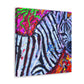 "Zebra Striped Wonder" - Canvas