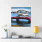 "Pontoon Boat Mirages" - Canvas