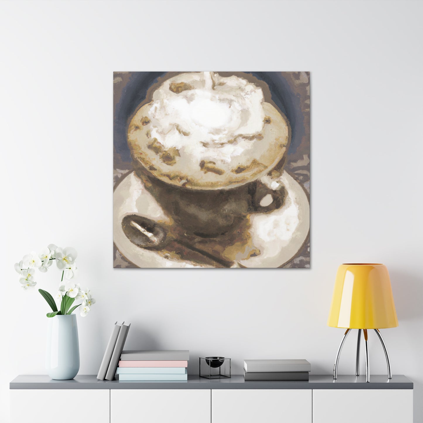 "Cappuccino in Rococo." - Canvas