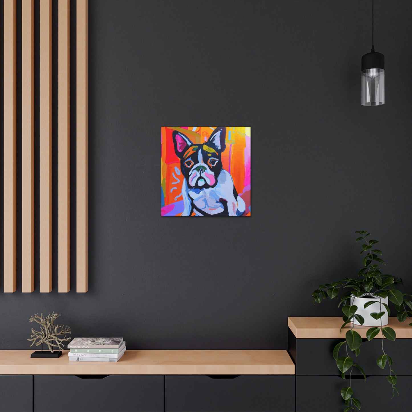 "French Bulldog Portrait" - Canvas