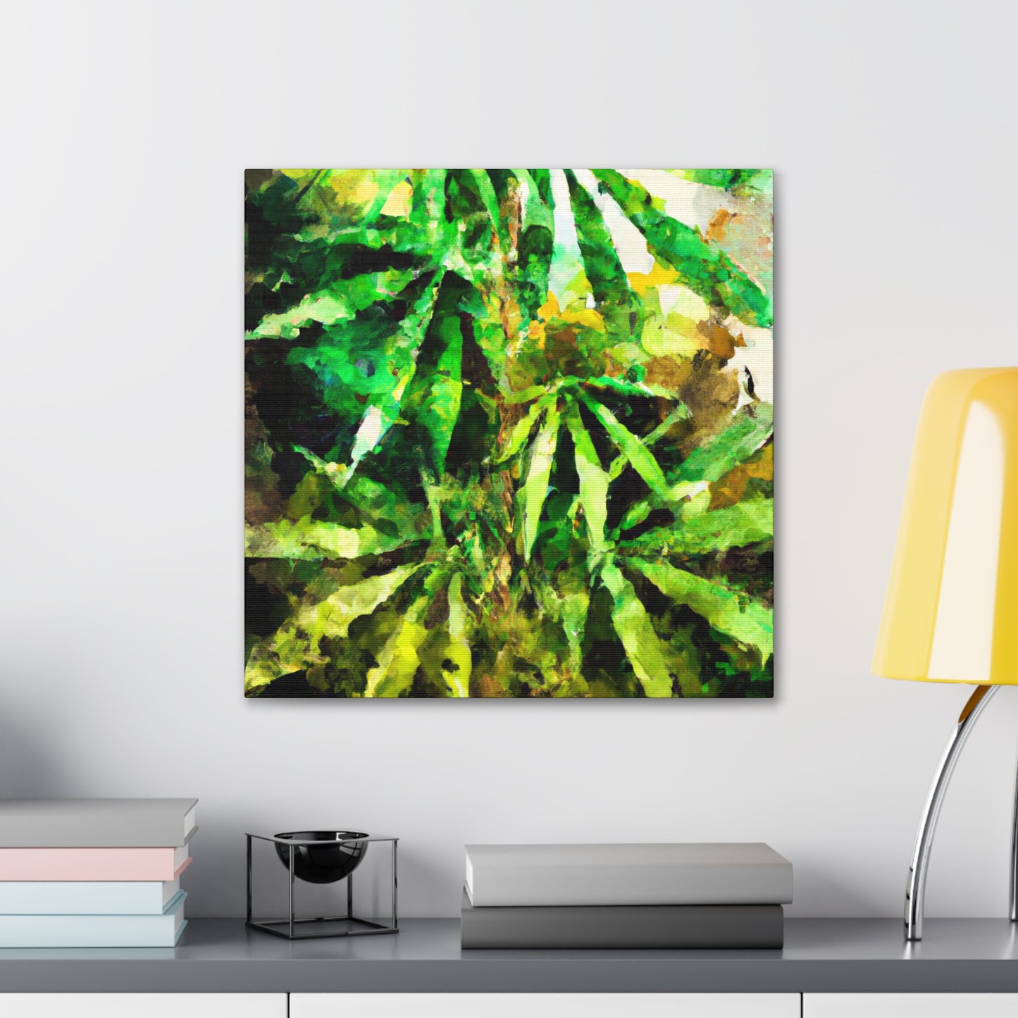 Cannabis Sativa Impression - Canvas