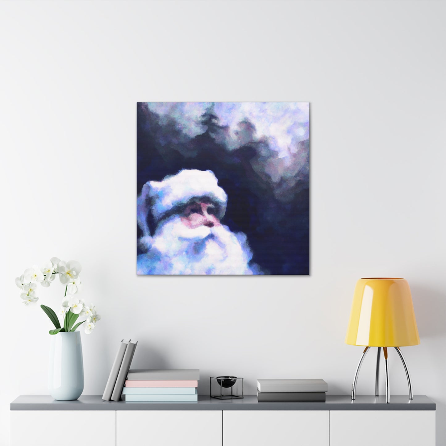 Santa's Digital Delight - Canvas