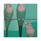 Parakeets in Twilight - Canvas