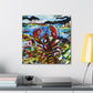 Lobster's Expressionistic Form - Canvas