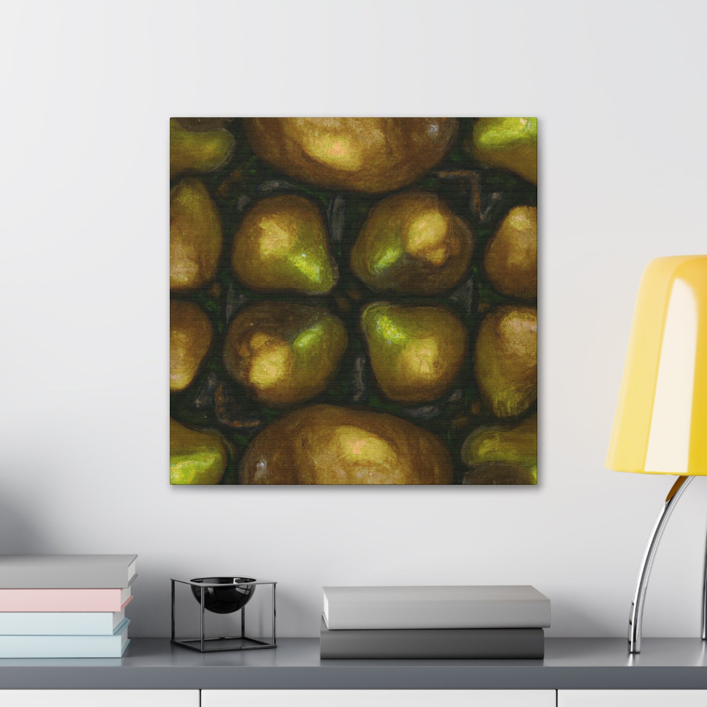 "Pear in Soft Sunrise" - Canvas