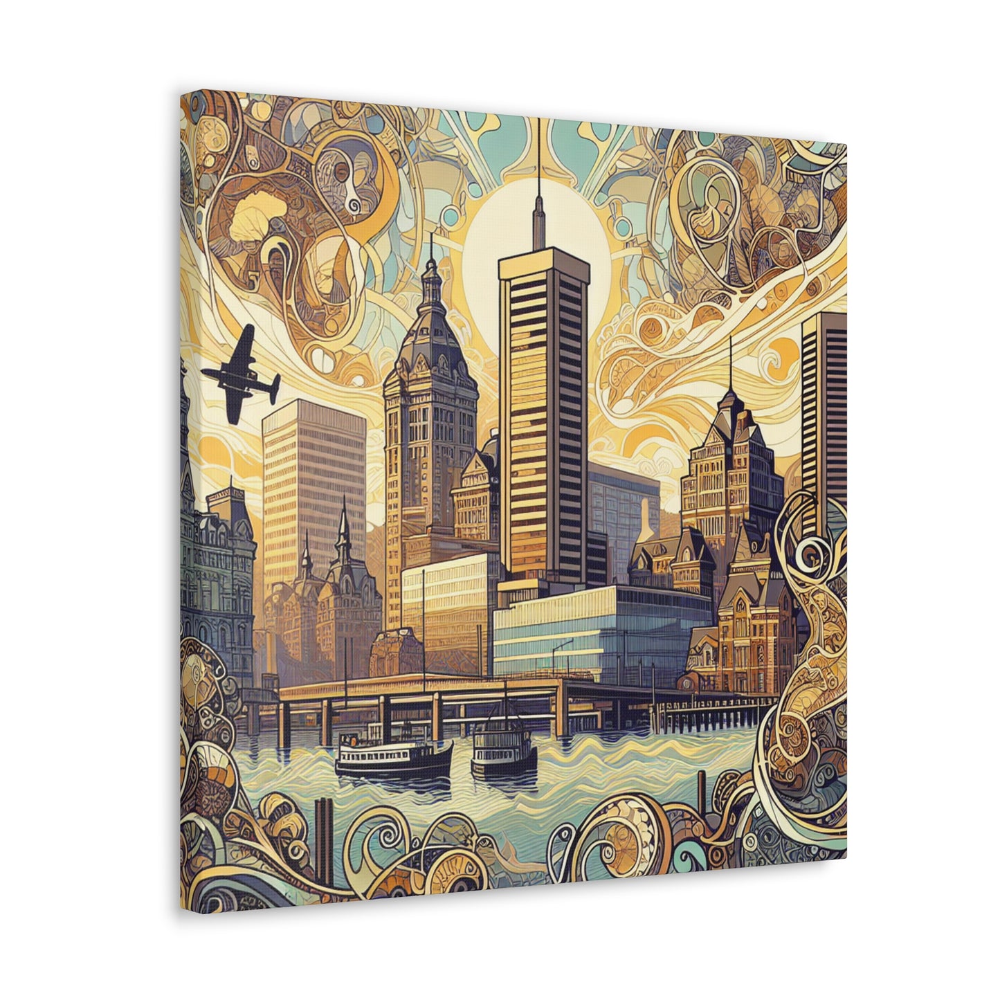 "Baltimore's Organic Elegance" - Canvas