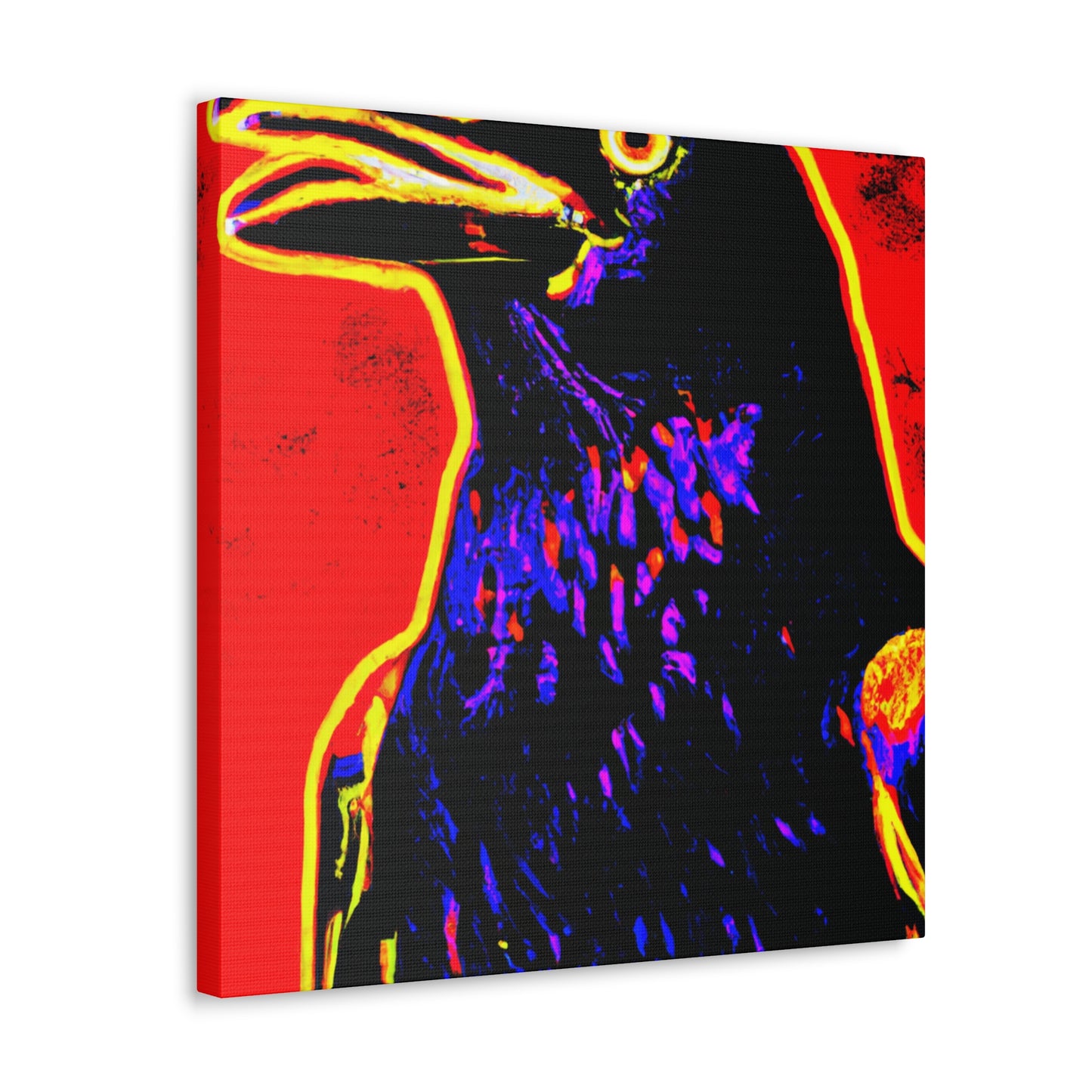 "American Crow Pop Art" - Canvas