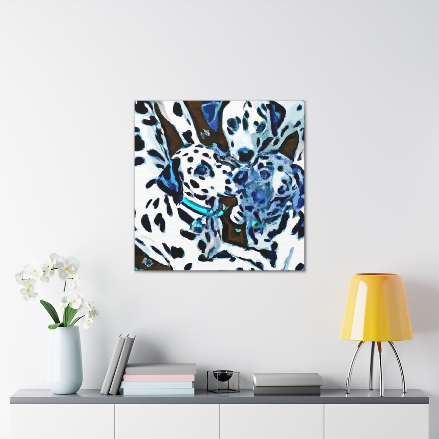 "Dalmatian Unleashed Energy" - Canvas