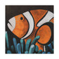 "Funny Clownfish Artwork." - Canvas