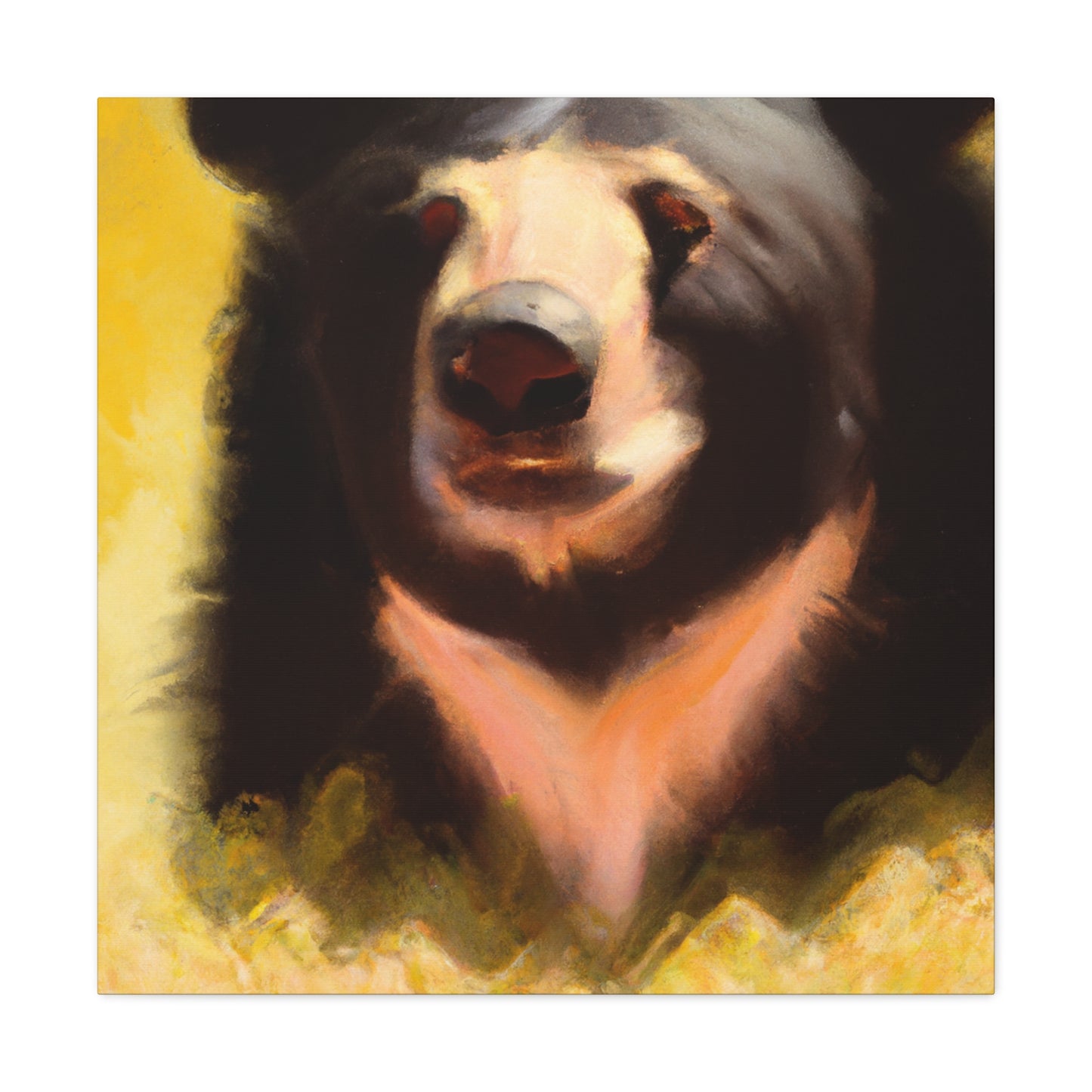 "Bear amidst Wilderness" - Canvas