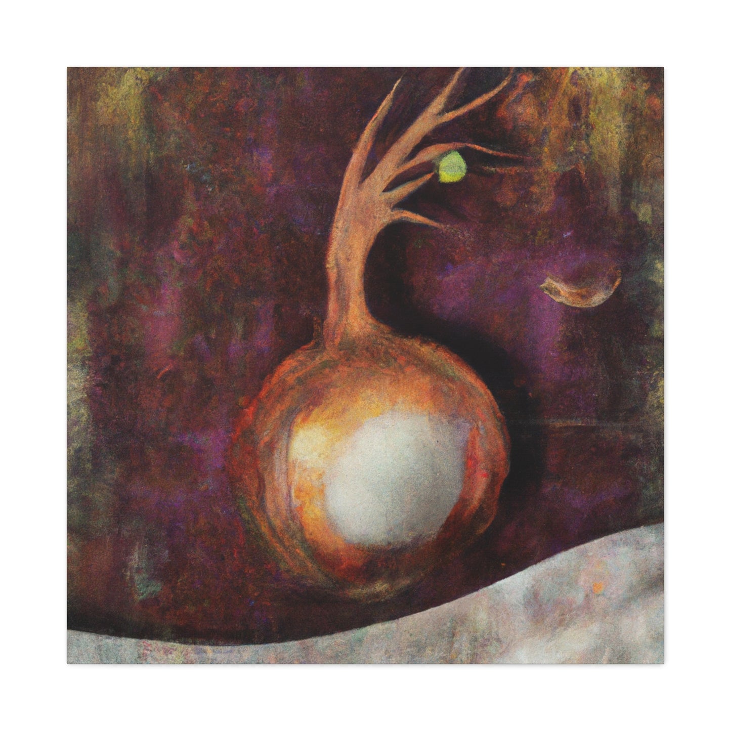 Onion Through Surrealism - Canvas