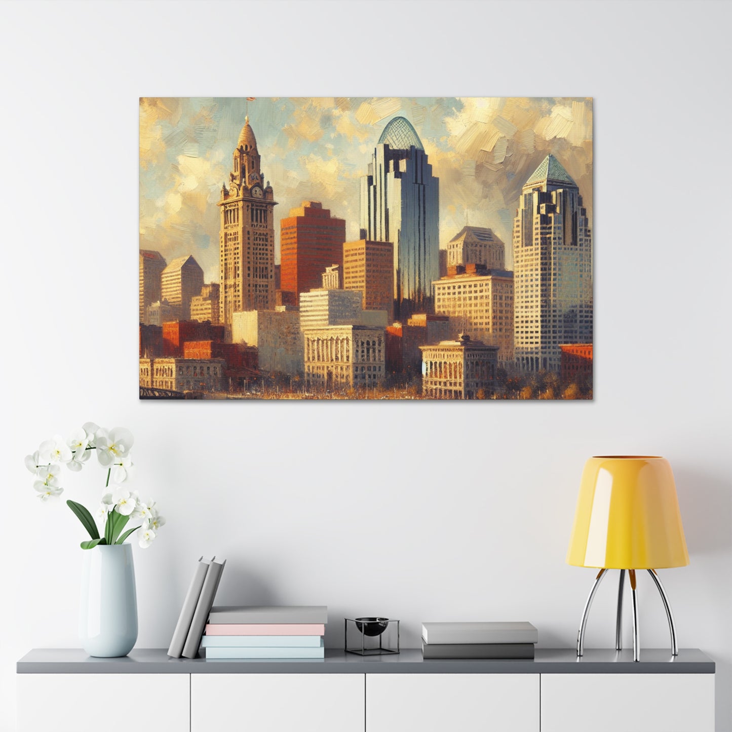 "Cincinnati's Colorful Canvas" - Canvas